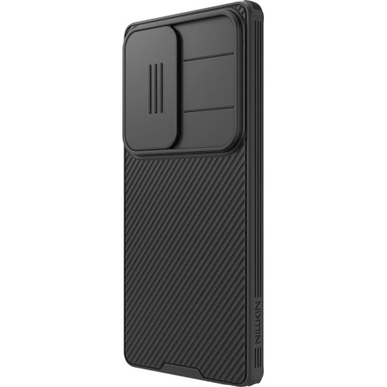 Nillkin Camshield Pro Case For Samsung S25 Ultra With Camera Cover - Black - (Camshield Pro Case Samsung S25 Ultra Black)