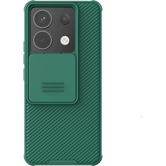 Nillkin Camshield Pro Case For Xiaomi Redmi Note 13 Pro 5G / Poco X6 5G - Green - (Nillkin Camshield Pro Case Redmi Note 13 Pro 5G/Mi Poco X6 5G Dark Green)