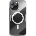 Nillkin Nature Pro Magnetic Case With Magsafe For Iphone 16 Pro - Transparent & White - (Nature Tpu Pro Magnetic Case Ap iPhone16 Pro White)