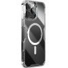 Nillkin Nature Pro Magnetic Case With Magsafe For Iphone 16 Pro - Transparent & White - (Nature Tpu Pro Magnetic Case Ap iPhone16 Pro White)