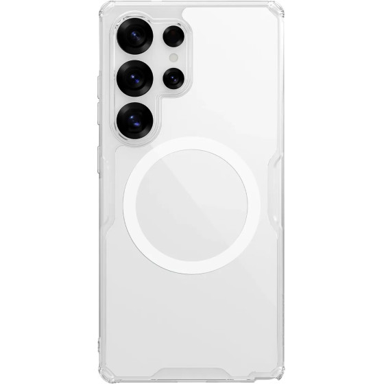 Nillkin Nature Tpu Pro Magnetic Case With Magsafe For Samsung Galaxy S25 Ultra - White - (Nature Tpu Pro Magnetic Case Samsung S25 Ultra White)