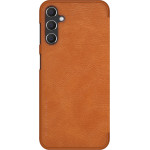 Nillkin Qin Leather Case Leather Case With Flap Wallet Brown - (Nillkin Qin Leather Case Samsung A14 5G Brown)