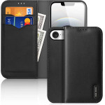 Dux Ducis Hivo Iphone 16e Case With Flip And Rfid Protection - Black - (Case Hivo For Iphone 16e Black)