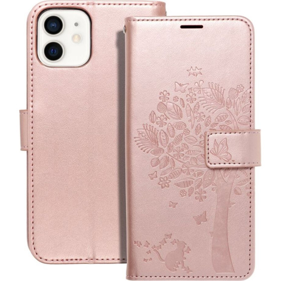 Mezzo Book Case For Iphone 12 / 12 Pro Tree Rose Gold OEM
