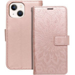 Mezzo Book Case For Iphone 13 Mini Mandala Rose Gold OEM