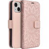 Mezzo Book Case For Iphone 13 Mini Mandala Rose Gold OEM