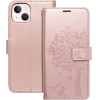 Mezzo Book Case For Iphone 13 Tree Rose Gold OEM