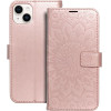 Mezzo Book Case For Iphone 14 Plus Mandala Rose Gold OEM