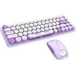 MOFII Wireless Keyboard+Mouse Ibean Pro New 2.4G (Purple) - (Ibean Pro Purple)