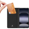 Dux Ducis Wallet Case Skin Pro For Redmi Note 14 4G (163,25mm) black