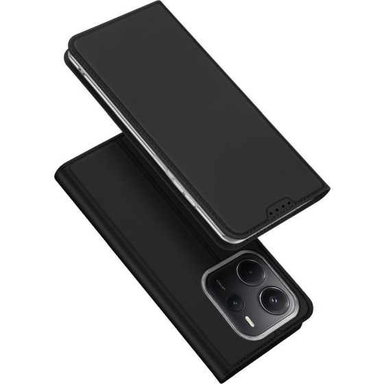Dux Ducis Wallet Case Skin Pro For Redmi Note 14 4G (163,25mm) black