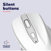 Trust Nito Silent Wireless Mouse - White - (25550)