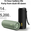 QCY SP7 Black - Portable Bluetooth Speaker w Stereo Sound 40W, Mic For Calls, Rgb Light Show - (QCY-SP7 Black)