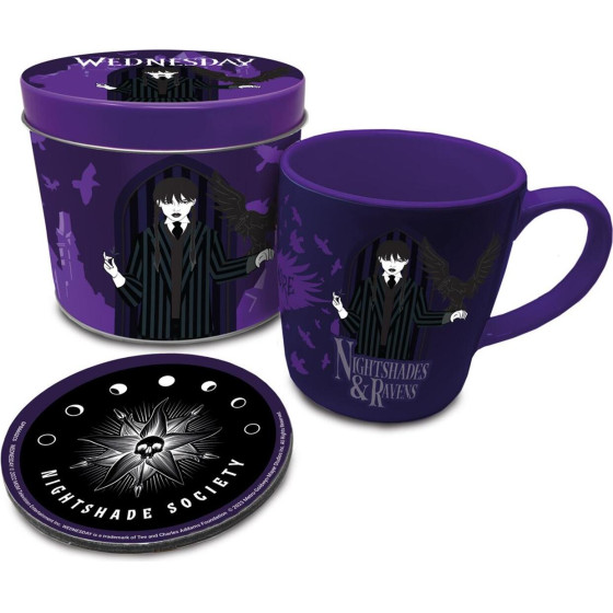 Pyramid Wednesday: Nightshades Ravens (Mug Coaster In Keepsake Tin) (GP86602)