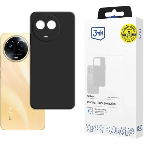 3MK Protection 3MK Matt Case For Realme 11 5G - Black - (154790-0)