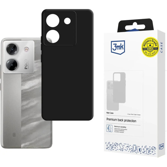 3MK Protection 3MK Matt Case For Xiaomi Poco M7 Pro 5G - Black - (W-3MatCas-PM7P-0)