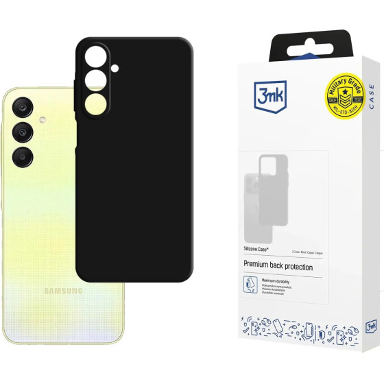 3MK Protection 3MK Silicone Case For Samsung Galaxy A26 5G - Black - (W-3SilCa-SamGa26-0)