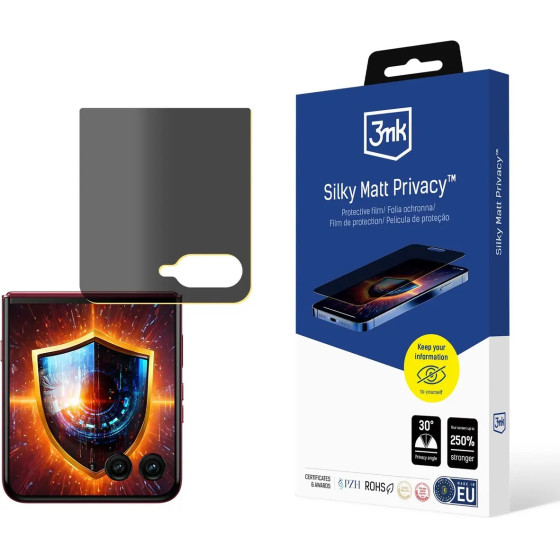 3MK Protection 3MK Silky Matt Privacy Privacy Screen Protector For Motorola Razr 60 Ultra - (W-3SlMatPv-MR60U-0)