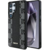 DKNY Leather Checkered Pattern Magsafe Case For Samsung Galaxy S25 Ultra Black - (DK000312-0)