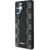 DKNY Leather Checkered Pattern Magsafe Case For Samsung Galaxy S25 Ultra Black - (DK000312-0)
