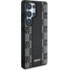 DKNY Leather Checkered Pattern Magsafe Case For Samsung Galaxy S25 Ultra Black - (DK000312-0)