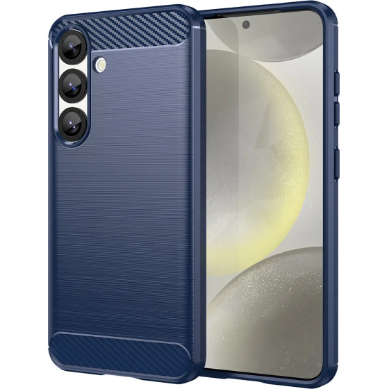 Hurtel Carbon Case For Iphone 16e - Blue - (Carbon Case Iphone Se 2025 Blue)