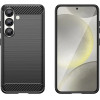 Hurtel Carbon Case For Samsung Galaxy S25 Edge - Black - (Carbon Case Samsung Galaxy S25 Edge Black)