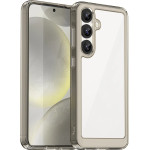 Hurtel Outer Space Case For Samsung Galaxy S25 Edge Flexible Frame Cover - Translucent, Black - (Outer Space Case Samsung Galaxy S25 Edge Transparent-black)