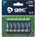 GSC �������� Alkaline Ecoplus Aa LR06 (6 ���.) - (106000053)