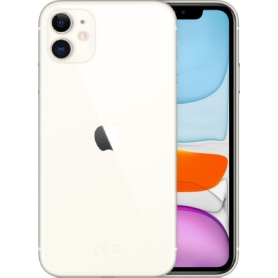 Apple Iphone 11 4G 64GB (4GB Ram) Single-Sim +Esim White Eu - (MHDC3RM/A)