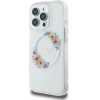 Guess Iml Flowers Wreath Magsafe Iphone 16 Pro Case - Clear - (GUE003899-0)