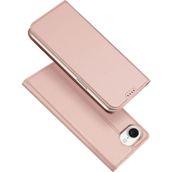 Dux Ducis Wallet Case Skin Pro For Iphone 16e rose