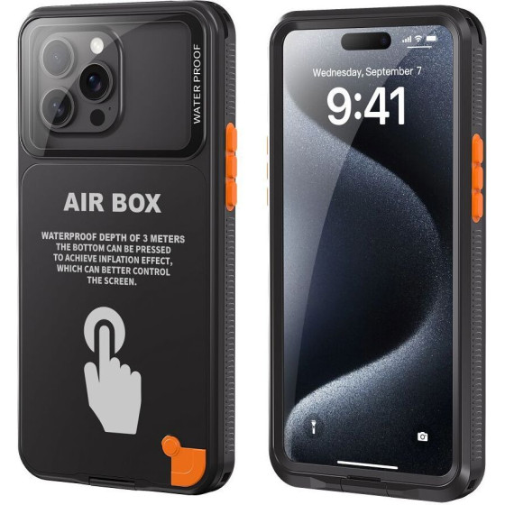 Waterproof Case Shellbox Airbox 6.7 Universal Black OEM