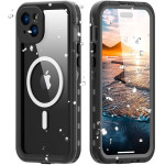 Waterproof Case Shellbox Dot Compatible With Magsafe For Iphone 15 Plus Black OEM