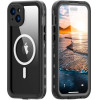 Waterproof Case Shellbox Dot Compatible With Magsafe For Iphone 15 Plus Black OEM