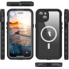 Waterproof Case Shellbox Dot Compatible With Magsafe For Iphone 15 Plus Black OEM