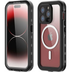 Waterproof Case Shellbox Dot Compatible With Magsafe For Iphone 15 Pro Black OEM
