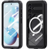 Waterproof Case Shellbox Mars With Metal Ring For Samsung S25 Black OEM
