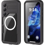 Waterproof Case Shellbox Mars With Metal Ring For Samsung S25 Plus Black OEM