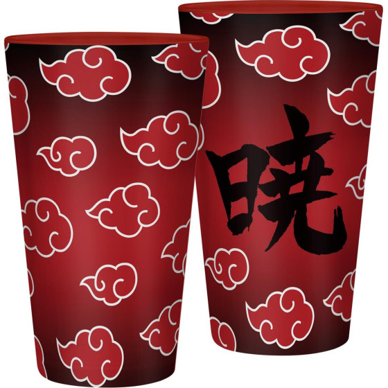 Abysse: Naruto Shippuden - Akatsuki Large Glass (400ml) (ABYVER230)