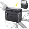 Wozinsky Bicycle Handlebar Bag Bike Shoulder Bag Black - (WBHBB-01)