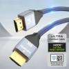 Wozinsky Cable Hdmi 2.1 8K 60 Hz 48 Gbps / 4K 120 Hz / 2K 144 Hz 3 m Silver - (WHDMI-30)