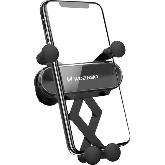 Wozinsky Car Phone Holder Gravity For Ventilation Grille Black - (WCH-05)