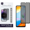 Sonique Privacy Glass Premium Series Hd Full Cover 9H Xiaomi Redmi 10C / Redmi 12C / Poco C40 / Poco C55 �����