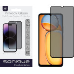Sonique Privacy Glass Premium Series Hd Full Cover 9H Xiaomi Redmi 13C 4G / Redmi 13C 5G / Poco C65 4G �����