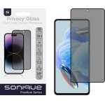 Sonique Privacy Glass Premium Series Hd Full Cover 9H Xiaomi Redmi Note 12 Pro 5G / Redmi Note 12 Pro Plus 5G / Poco X5 Pro �����