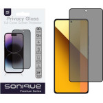 Sonique Privacy Glass Premium Series Hd Full Cover 9H Xiaomi Redmi Note 13 5G / Redmi Note 13 Pro 4G / Poco M6 Pro 4G �����