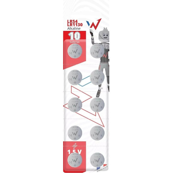 Wonder Buttoncell Lithium LR54 - LR1130 1.5V ���. 10 - (LR54-LR1130)