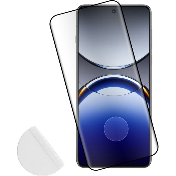 Idol 1991 Tempered Glass Oppo Find X8 Pro 5G 6.78'' 9H 0.30mm 3D Full Glue Semi Curved Finger Unlock Black + Squeezy CARD