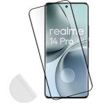 Idol 1991 Tempered Glass Realme 14 Pro 5G 6.77'' 9H 0.30mm 3D Full Glue Semi Curved Finger Unlock Black + Squeezy CARD